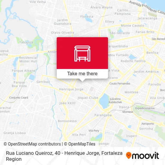 Rua Luciano Queiroz, 40 - Henrique Jorge map