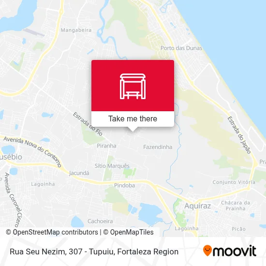 Rua Seu Nezim, 307 - Tupuiu map