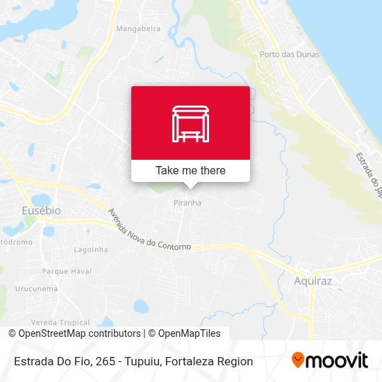 Estrada Do Fio, 265 - Tupuiu map