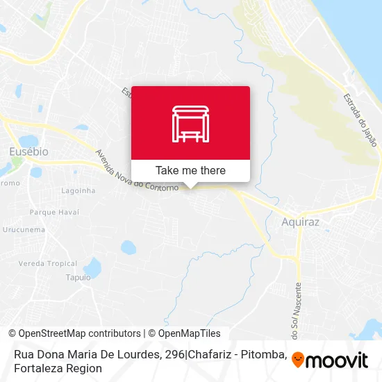 Rua Dona Maria De Lourdes, 296|Chafariz - Pitomba map