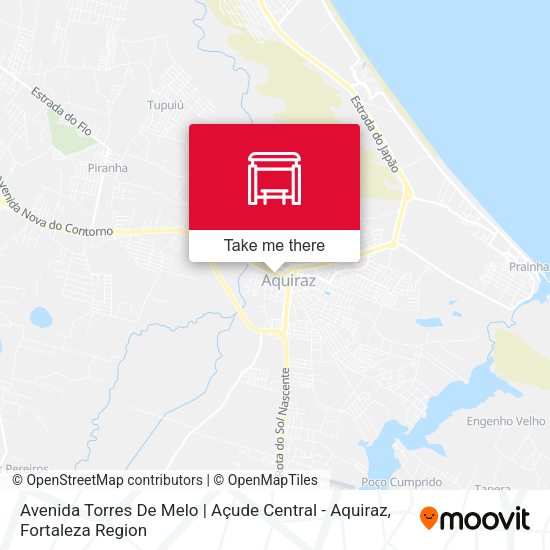 Avenida Torres De Melo | Açude Central - Aquiraz map