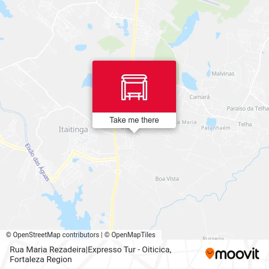 Rua Maria Rezadeira|Expresso Tur - Oiticica map