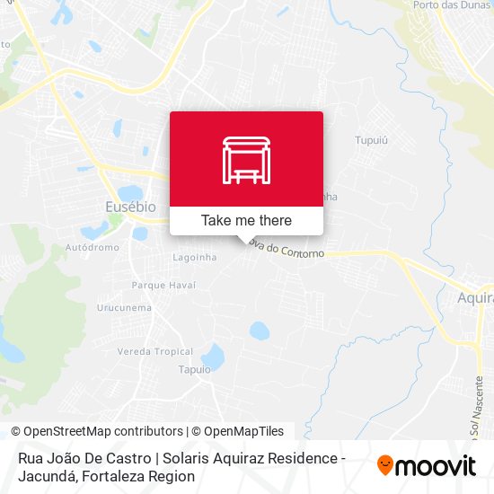 Rua João De Castro | Solaris Aquiraz Residence - Jacundá map