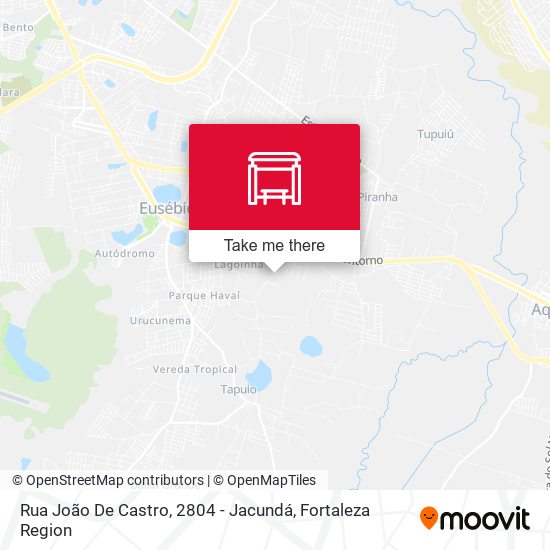 Rua João De Castro, 2804 - Jacundá map