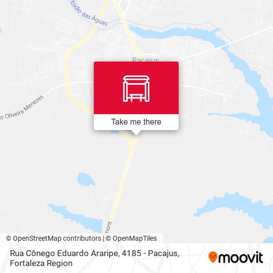 Rua Cônego Eduardo Araripe, 4185 - Pacajus map