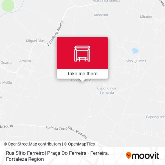 Rua Sítio Ferreiro| Praça Do Ferreira - Ferreira map