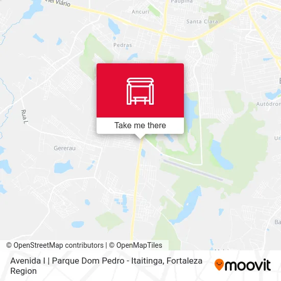 Avenida I | Parque Dom Pedro - Itaitinga map