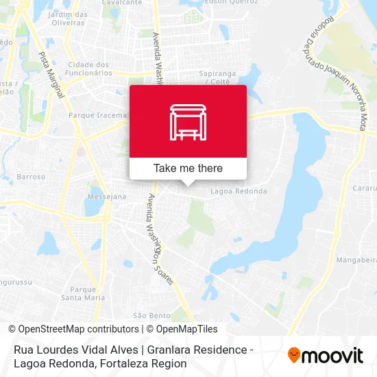Rua Lourdes Vidal Alves | Granlara Residence - Lagoa Redonda map