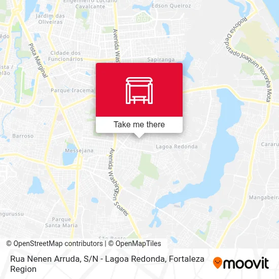 Rua Nenen Arruda, S / N - Lagoa Redonda map