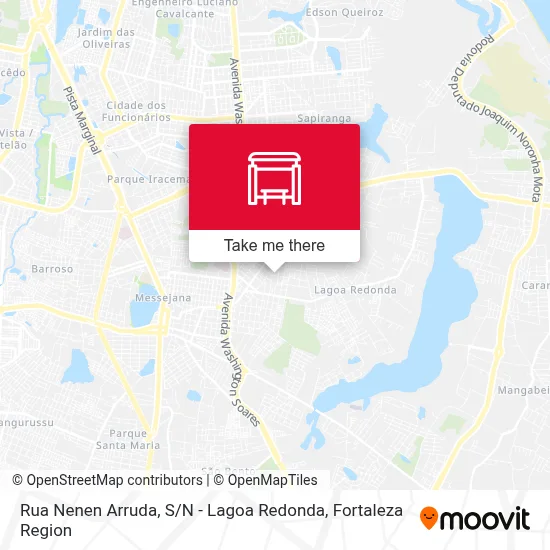 Rua Nenen Arruda, S / N - Lagoa Redonda map