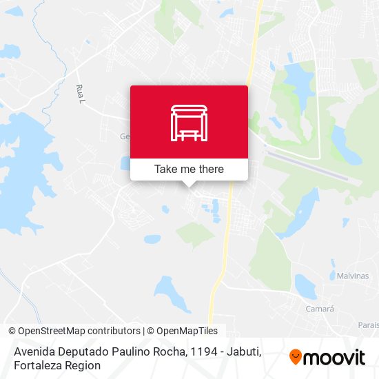 Avenida Deputado Paulino Rocha, 1194 - Jabuti map