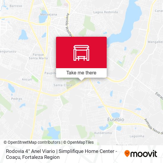 Rodovia 4° Anel Viario | Simplifique Home Center - Coaçu map