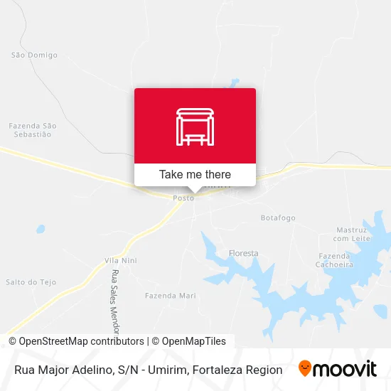 Rua Major Adelino, S / N - Umirim map