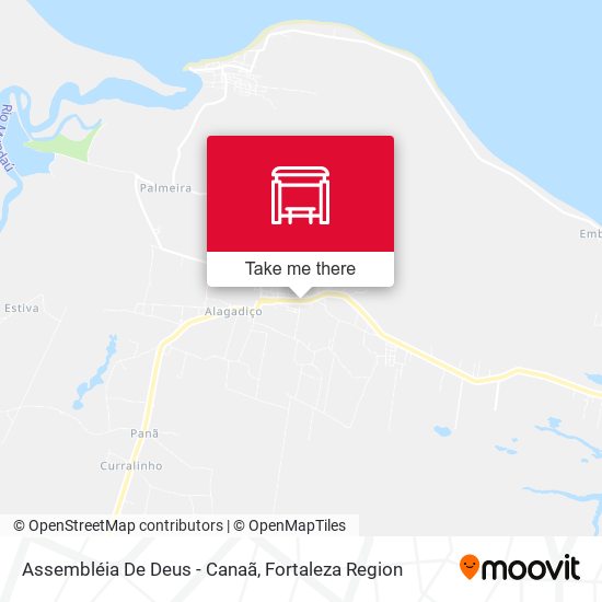 Assembléia De Deus - Canaã map