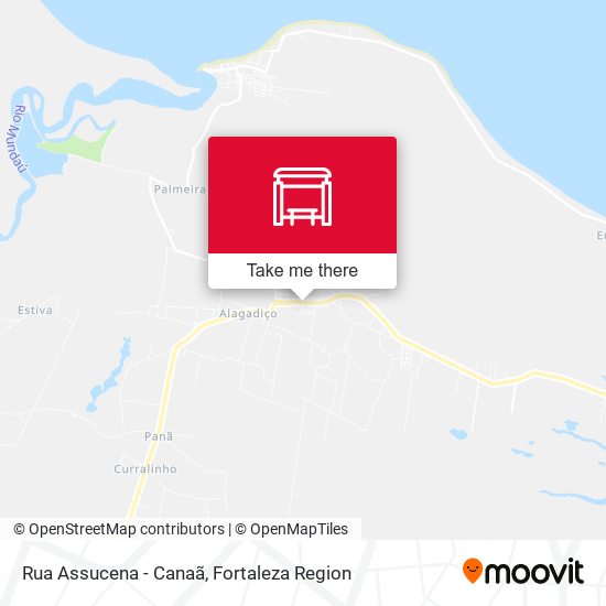 Rua Assucena - Canaã map