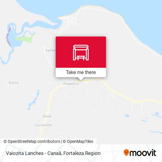 Vaiozita Lanches - Canaã map
