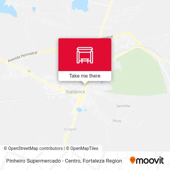 Pinheiro Supermercado - Centro map