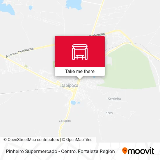 Pinheiro Supermercado - Centro map