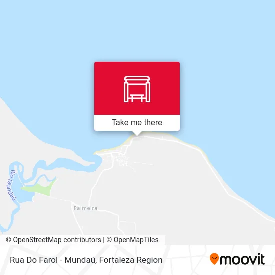 Rua Do Farol - Mundaú map