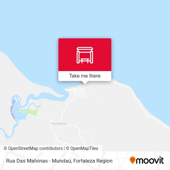 Rua Das Malvinas - Mundaú map