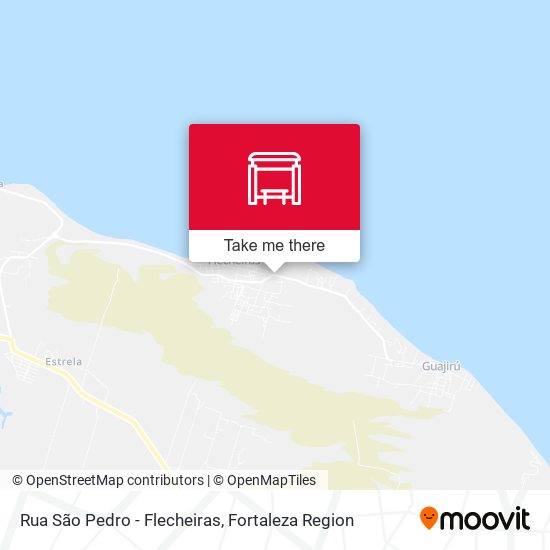 Rua São Pedro - Flecheiras map