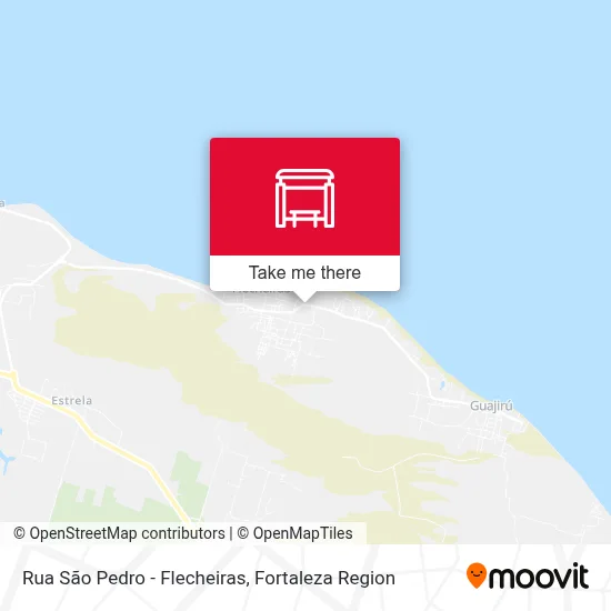 Rua São Pedro - Flecheiras map