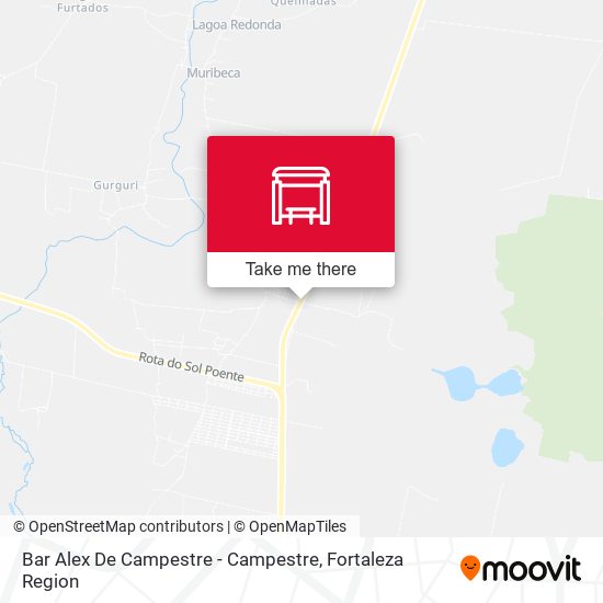 Bar Alex De Campestre - Campestre map