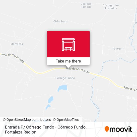 Entrada P/ Córrego Fundo - Córrego Fundo map