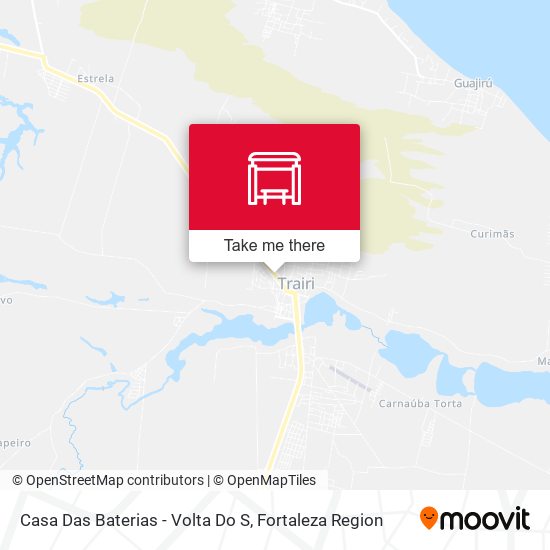 Casa Das Baterias - Volta Do S map