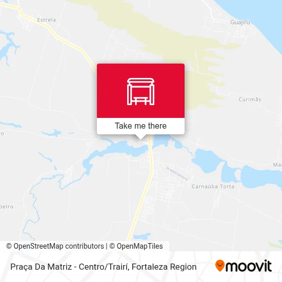 Praça Da Matriz - Centro / Trairí map