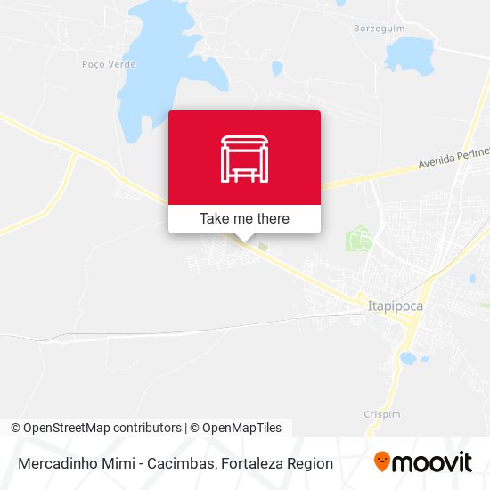 Mercadinho Mimi - Cacimbas map
