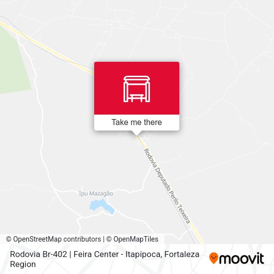 Rodovia Br-402 | Feira Center - Itapipoca map