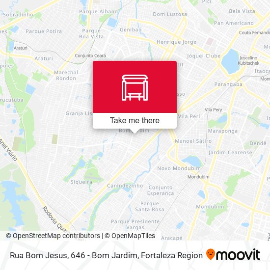 Rua Bom Jesus, 646 - Bom Jardim map