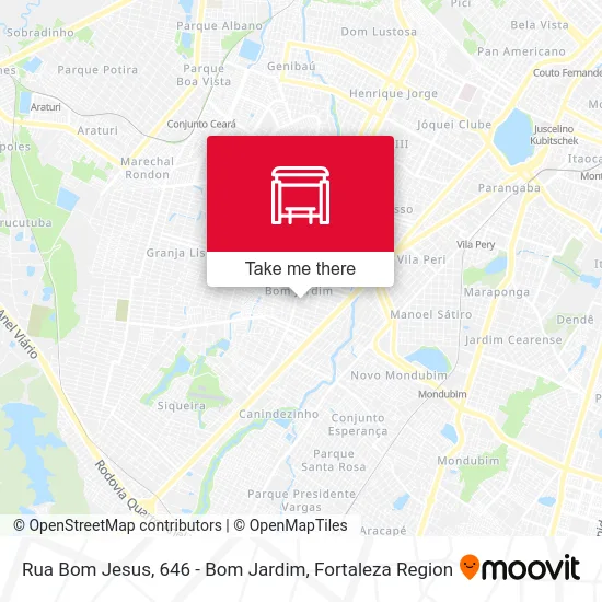 Rua Bom Jesus, 646 - Bom Jardim map