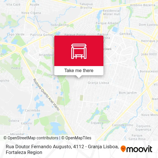 Rua Doutor Fernando Augusto, 4112 - Granja Lisboa map