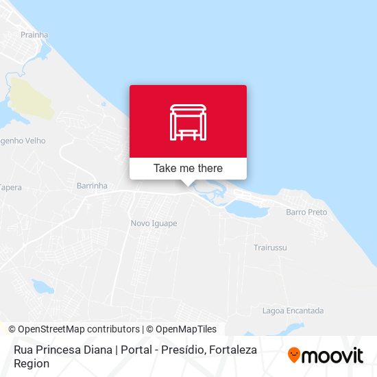 Rua Princesa Diana | Portal - Presídio map