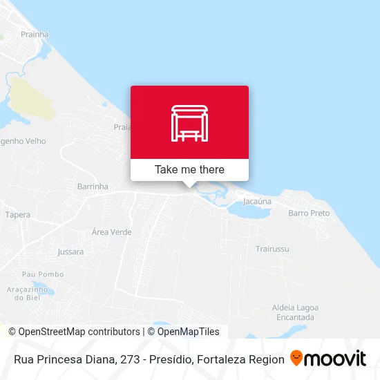 Rua Princesa Diana, 273 - Presídio map