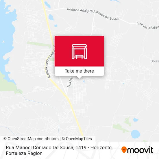 Rua Manoel Conrado De Sousa, 1419 - Horizonte map