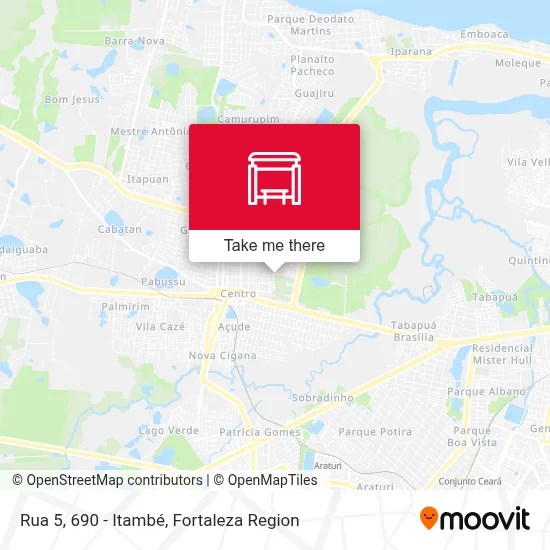 Rua 5, 690 - Itambé map