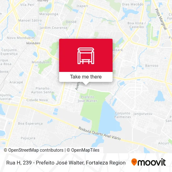 Rua H,  239 - Prefeito José Walter map