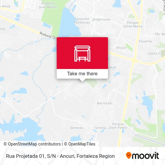 Rua Projetada 01, S/N - Ancuri map