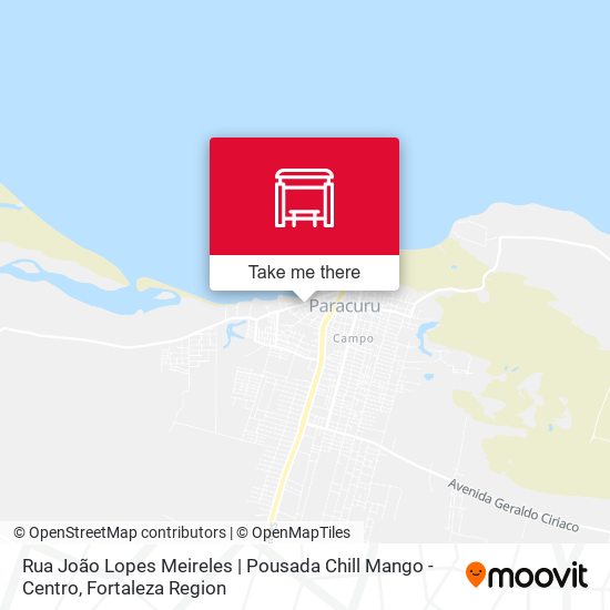 Rua João Lopes Meireles | Pousada Chill Mango - Centro map