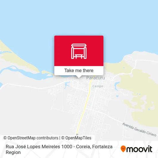 Rua José Lopes Meireles 1000 - Coreia map