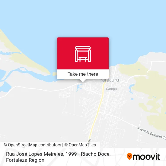 Rua José Lopes Meireles, 1999 - Riacho Doce map