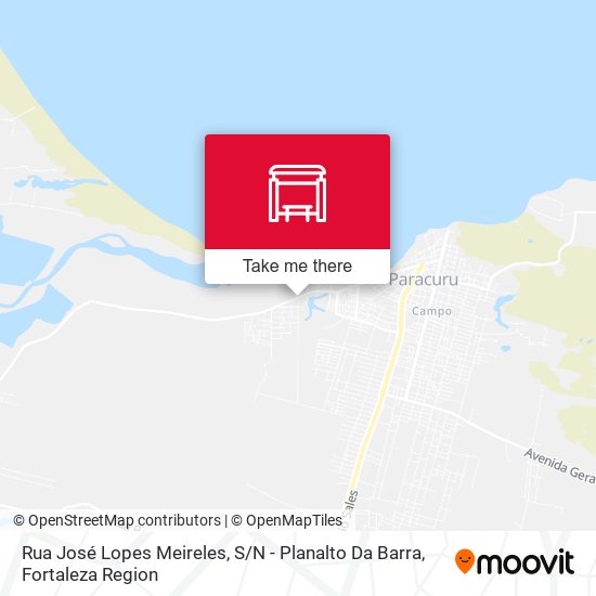 Rua José Lopes Meireles, S / N - Planalto Da Barra map