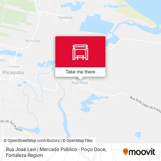 Rua José Leví | Mercado Público - Poço Doce map