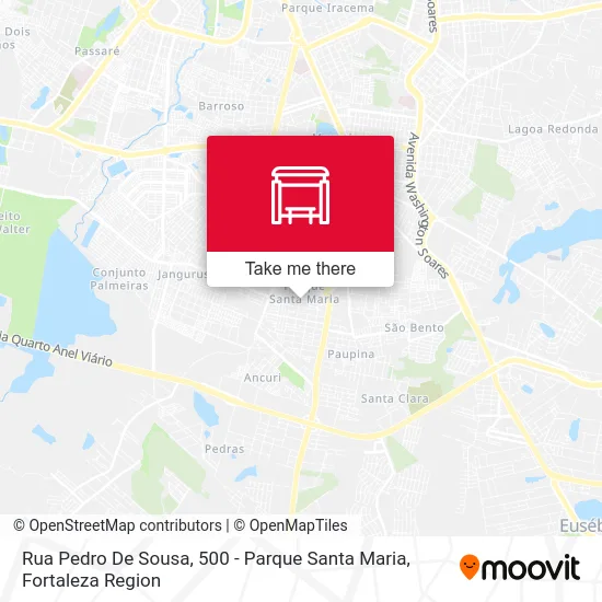 Rua Pedro De Sousa, 500 - Parque Santa Maria map