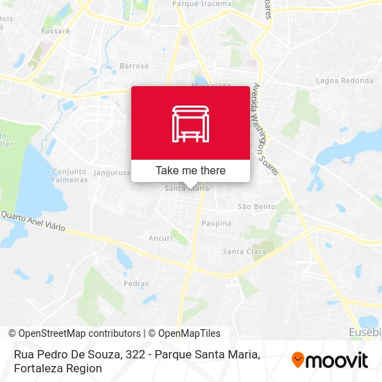Rua Pedro De Souza, 322 - Parque Santa Maria map