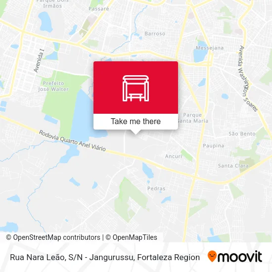 Rua Nara Leão, S / N - Jangurussu map