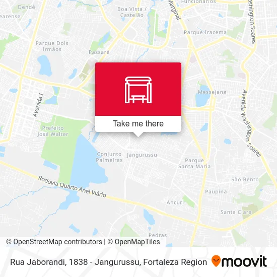 Rua Jaborandi, 1838 - Jangurussu map